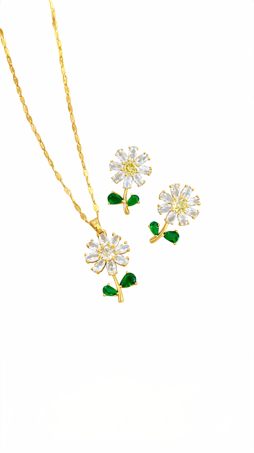 Suhira Daisy Bloom Pendant Set